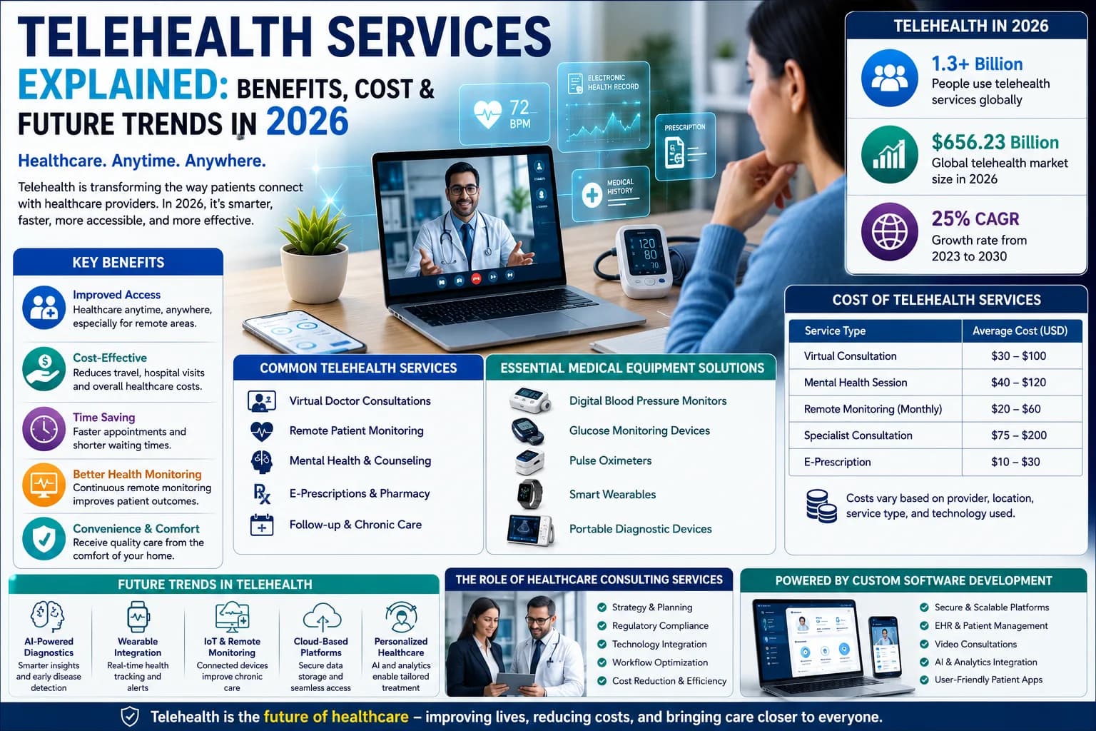 Telehealth Services Explained: Benefits, Cost & Future Trends in 2026