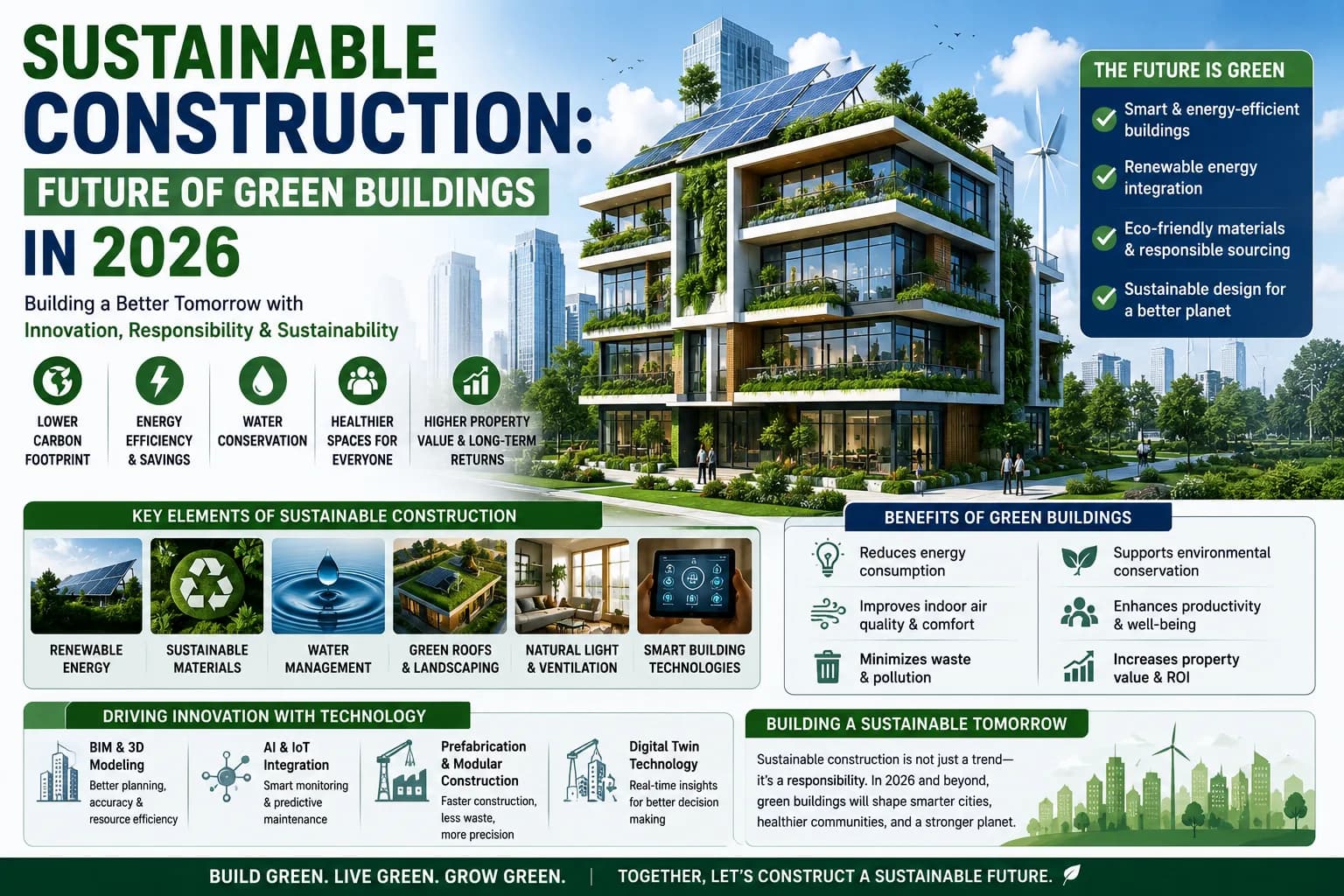 Sustainable Construction: Future of Green Buildings in 2026