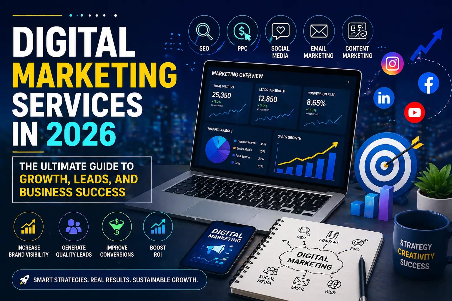 Digital Marketing Services in 2026: The Ultimate Guide to Growth, Leads, and Business Success